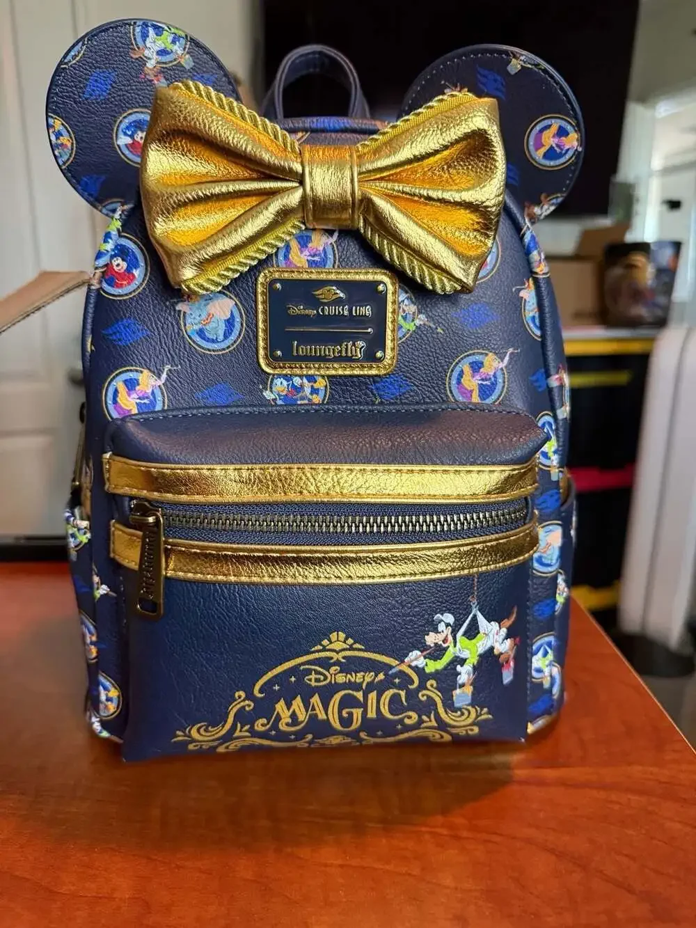 Loungefly Disney Cruise Line Disney Magic Mini Backpack
